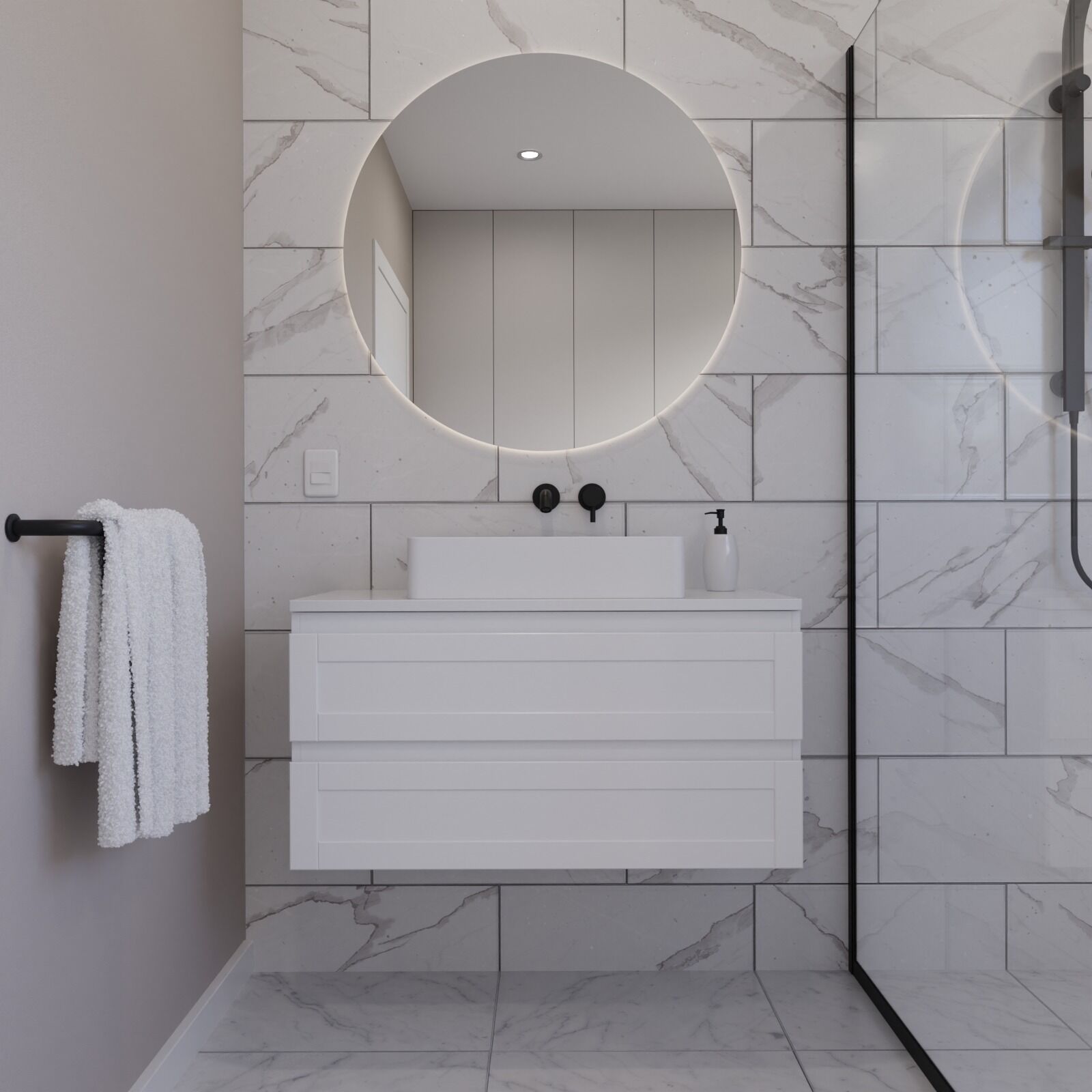 Vanities Wall Hung 900 Handleless - Image 11