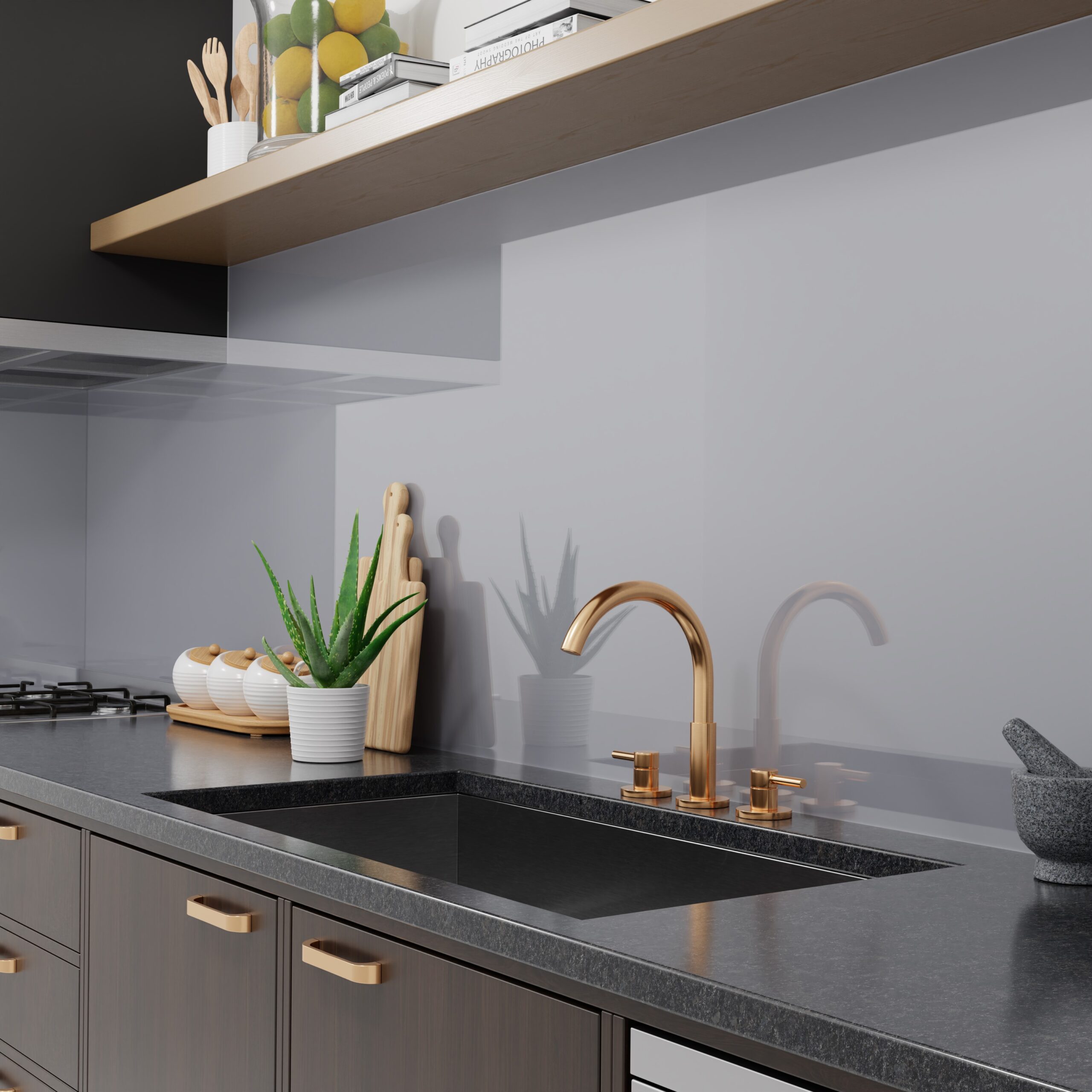 Silver Splashbacks