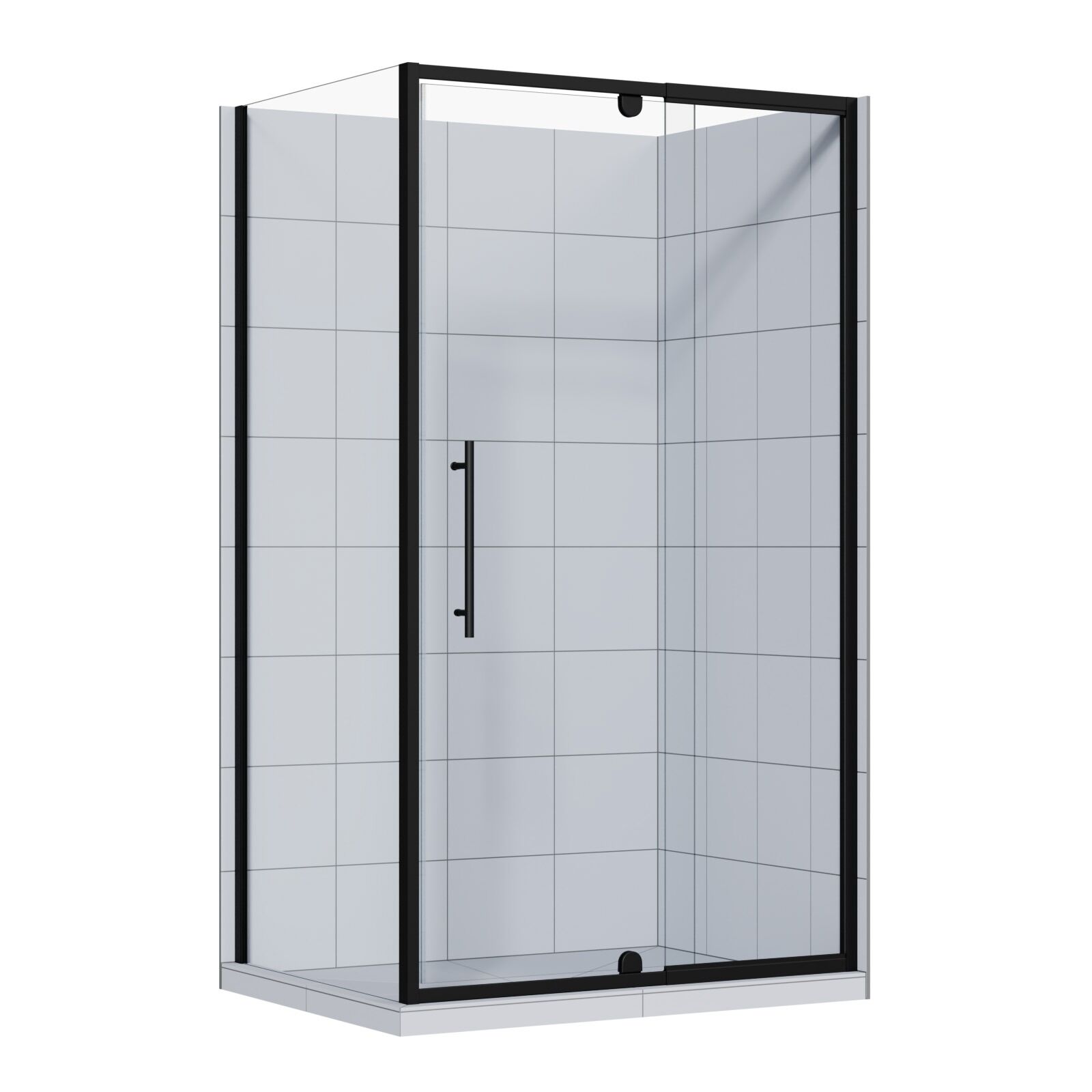Full Shower Tile 2s Black - Image 3