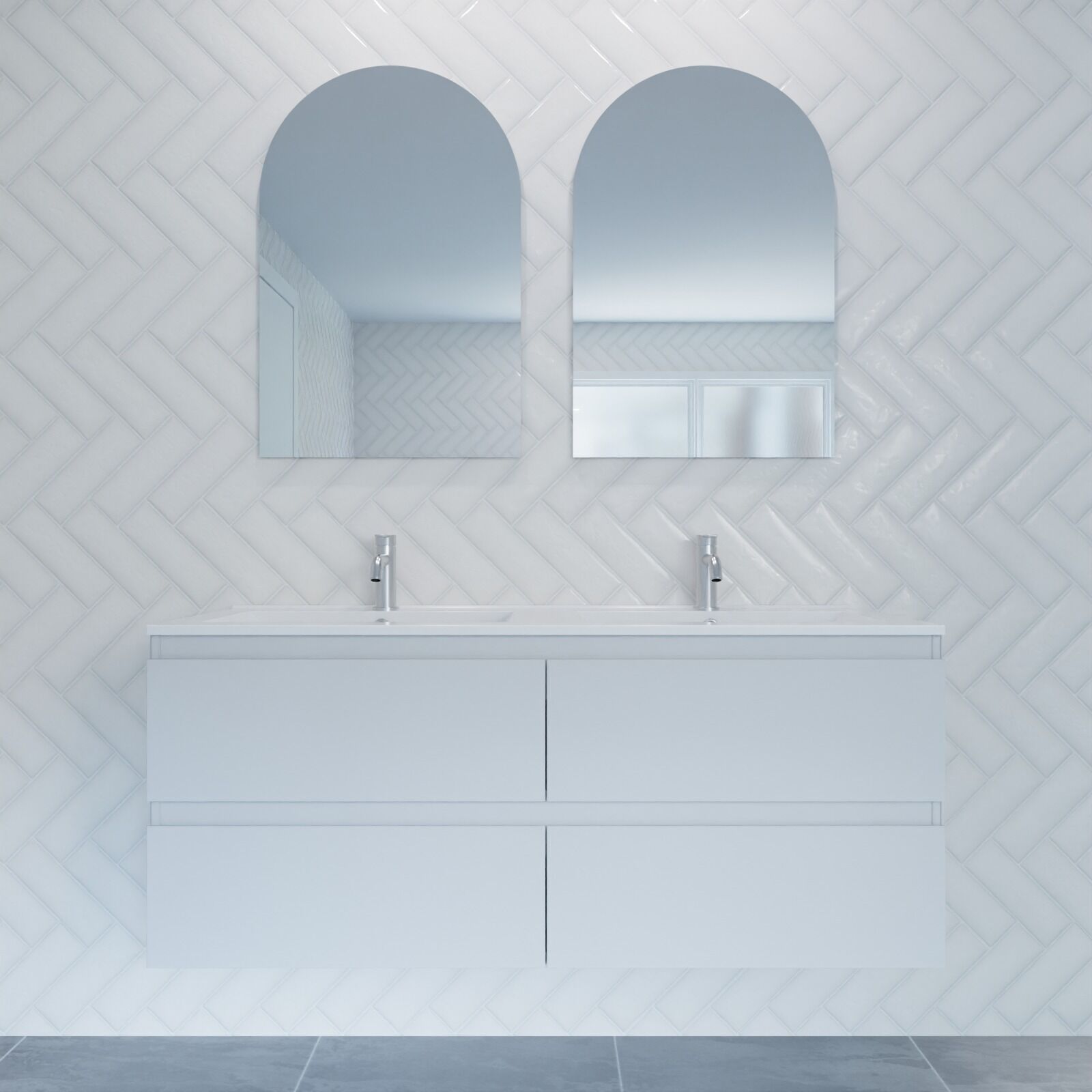 Vanities Wall Hung 1200 Handleless - Image 2