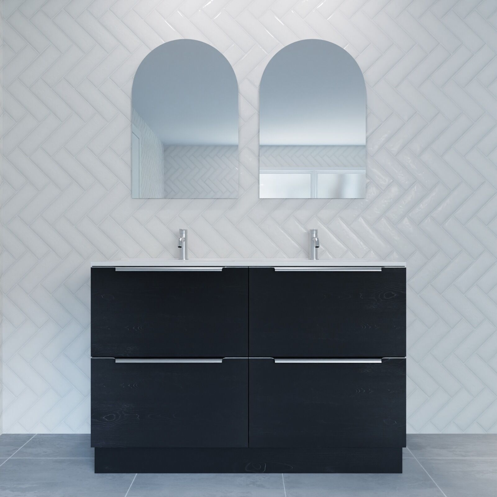 Vanities Floor Standing Integrated 1200 Handles - Image 7