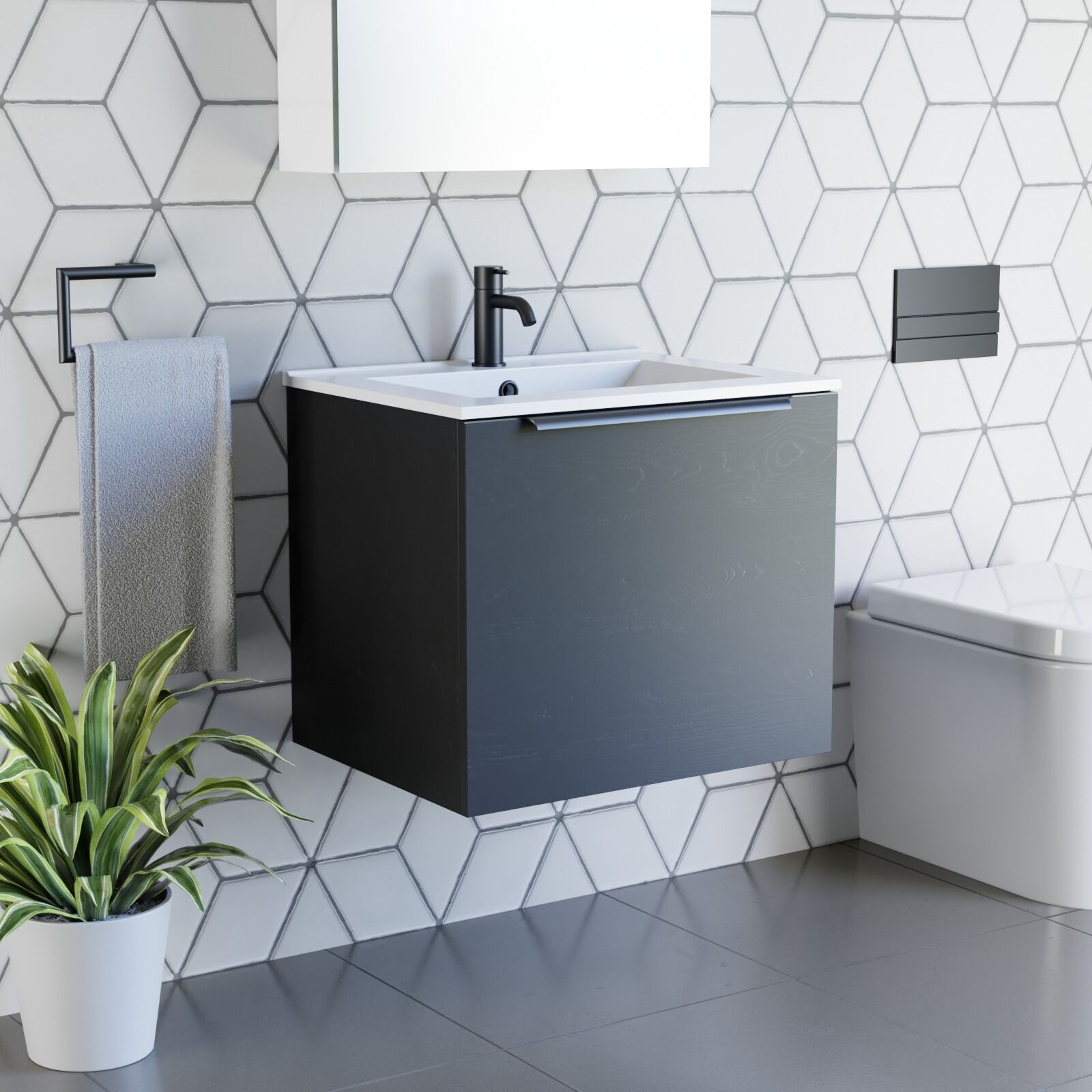 Vanities Wall Hung 600 Integrated Handles - Image 7
