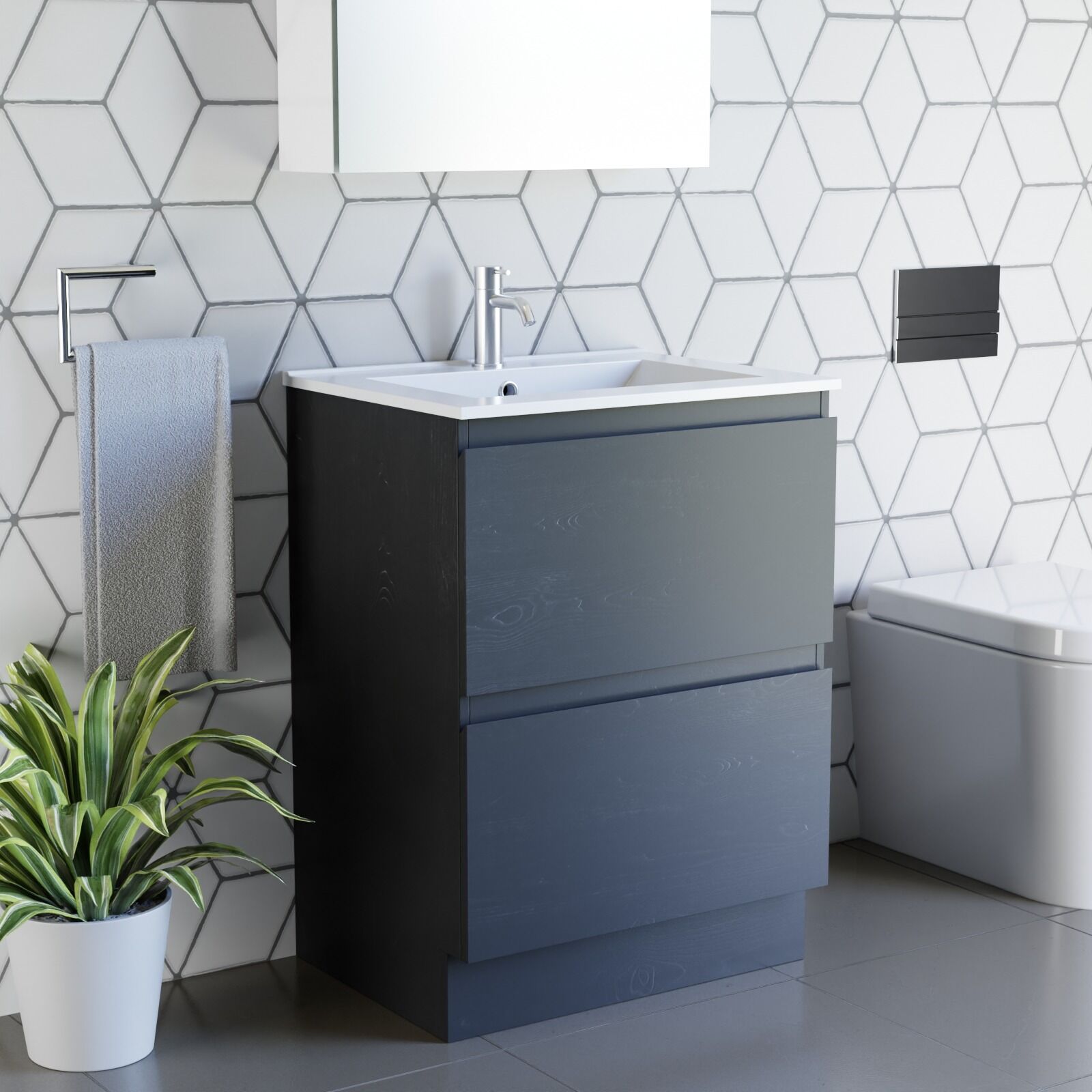 Vanities Floor Standing 600 Handleless - Image 4