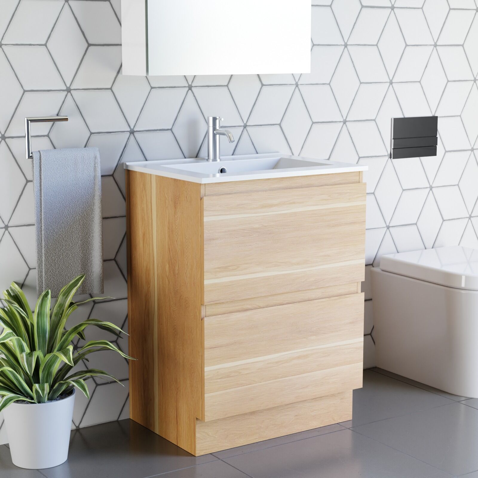 Vanities Floor Standing 600 Handleless - Image 6