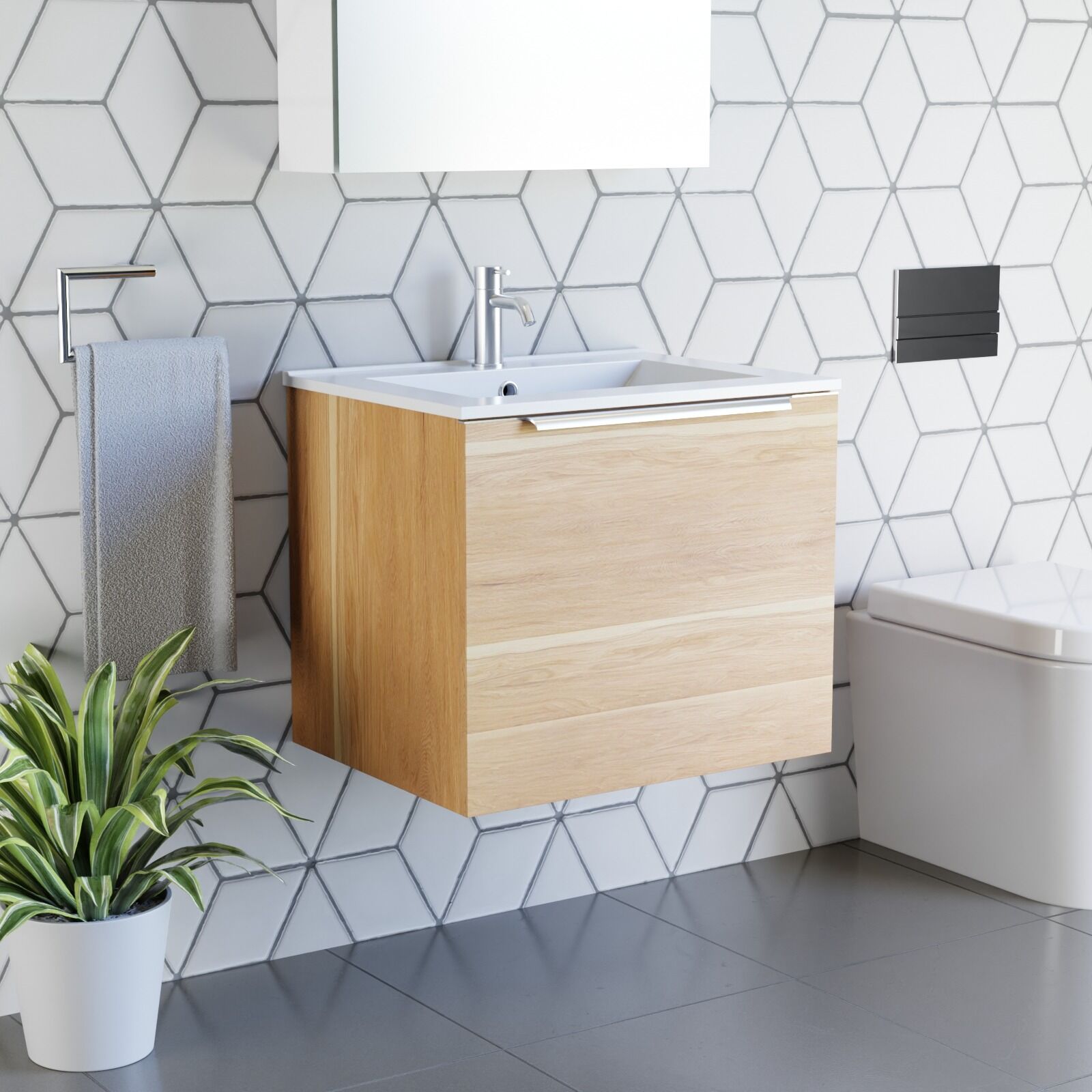 Vanities Wall Hung 600 Integrated Handles - Image 11