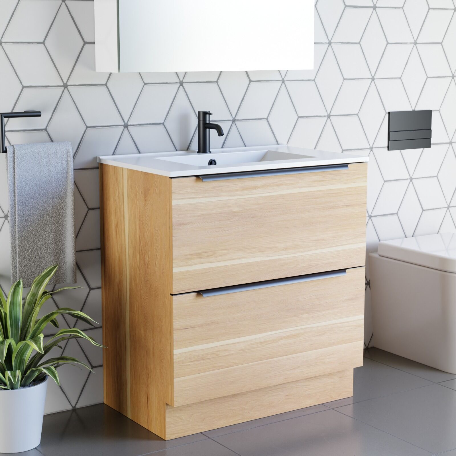 Vanities Floor Standing Integrated 750 Handles - Image 7