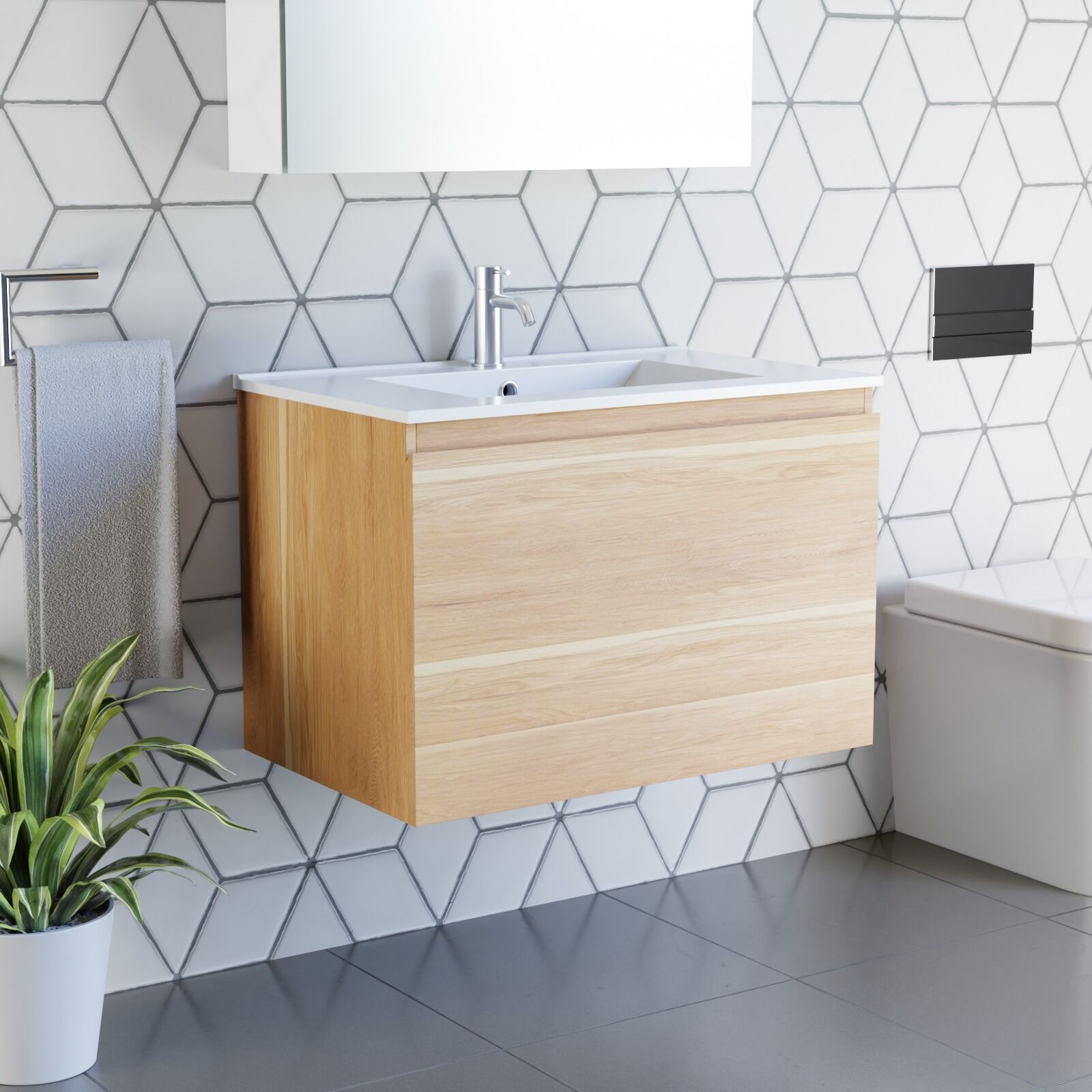 Vanities Wall Hung 750 Handleless - Image 7