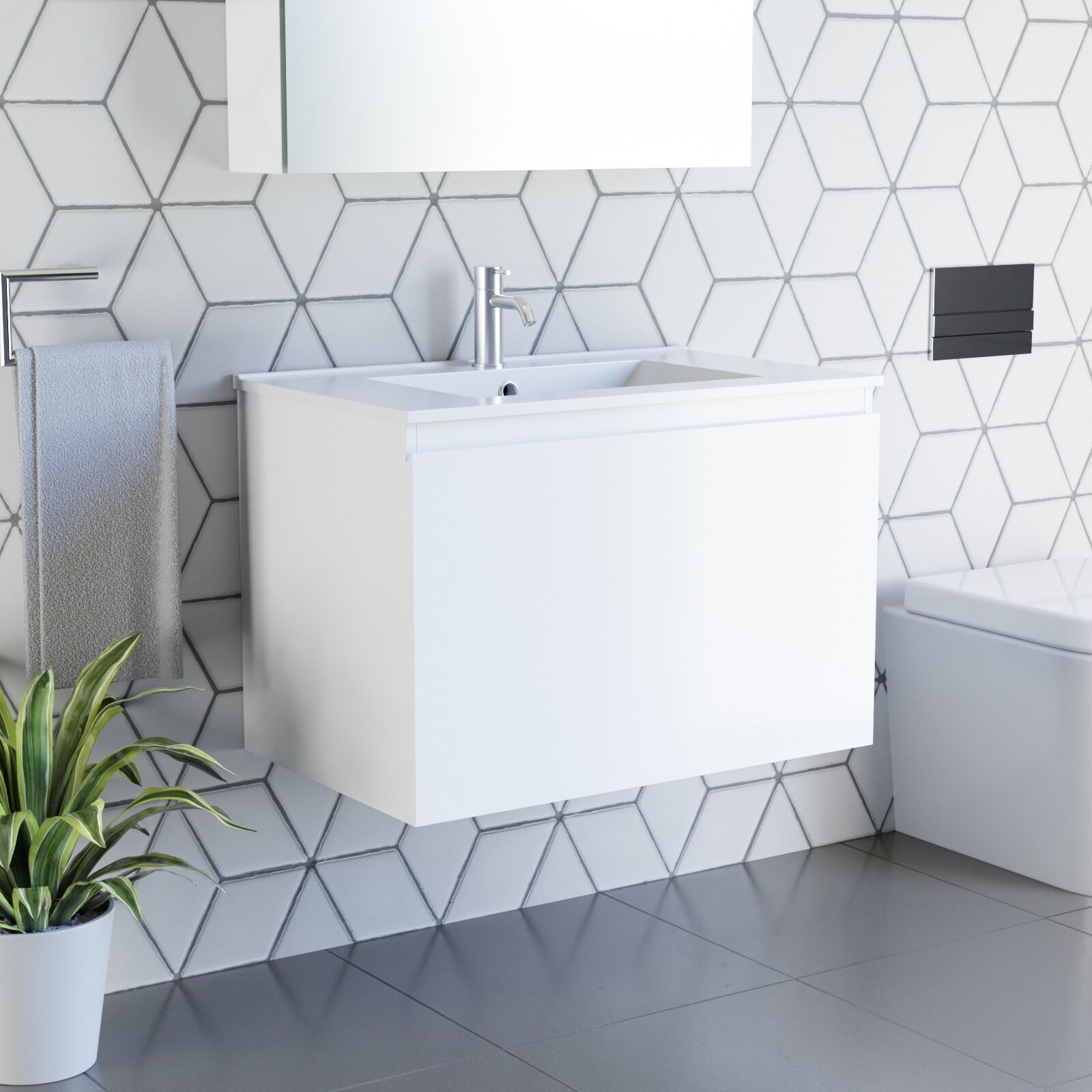Vanities Wall Hung 750 Handleless - Image 8