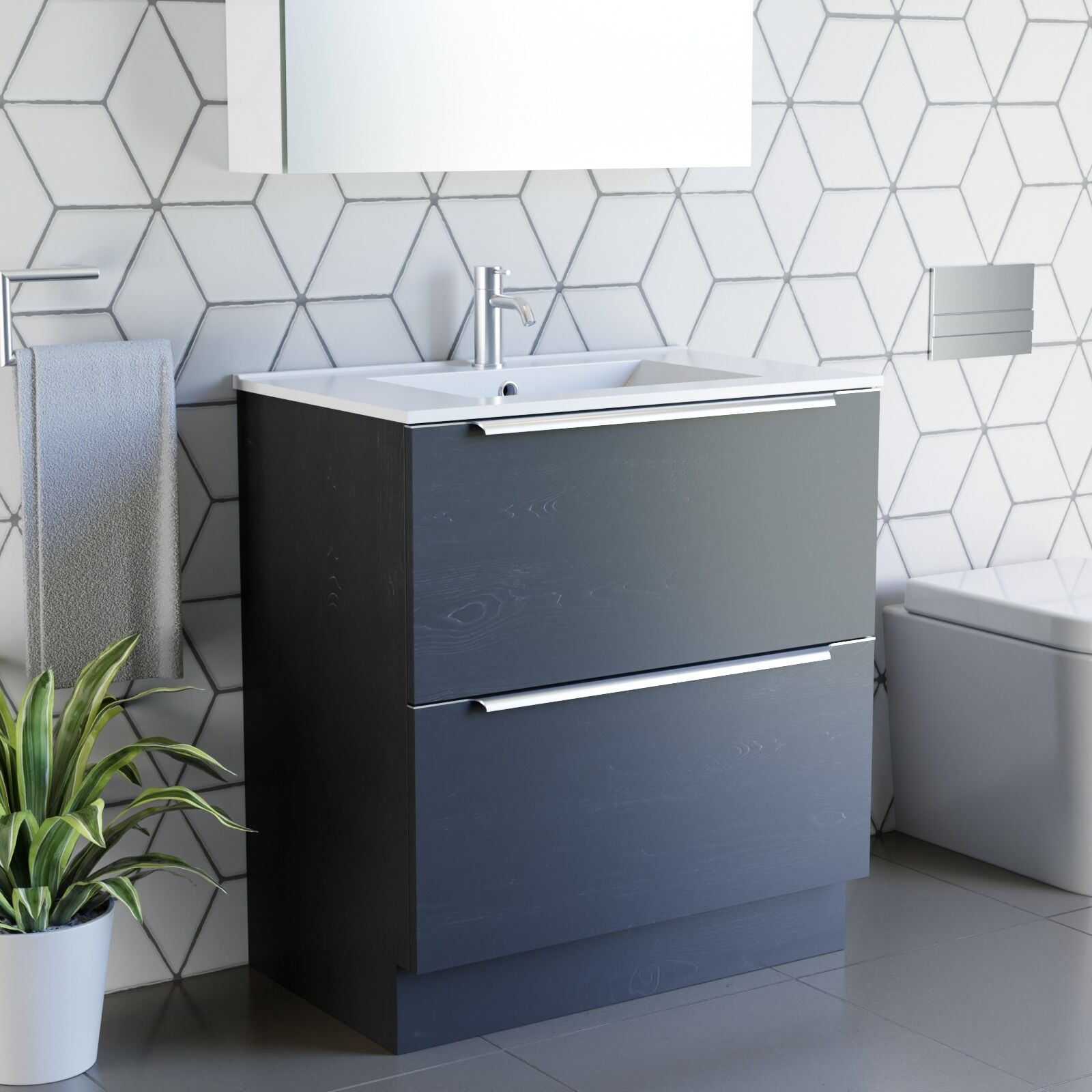 Vanities Floor Standing Integrated 750 Handles - Image 9