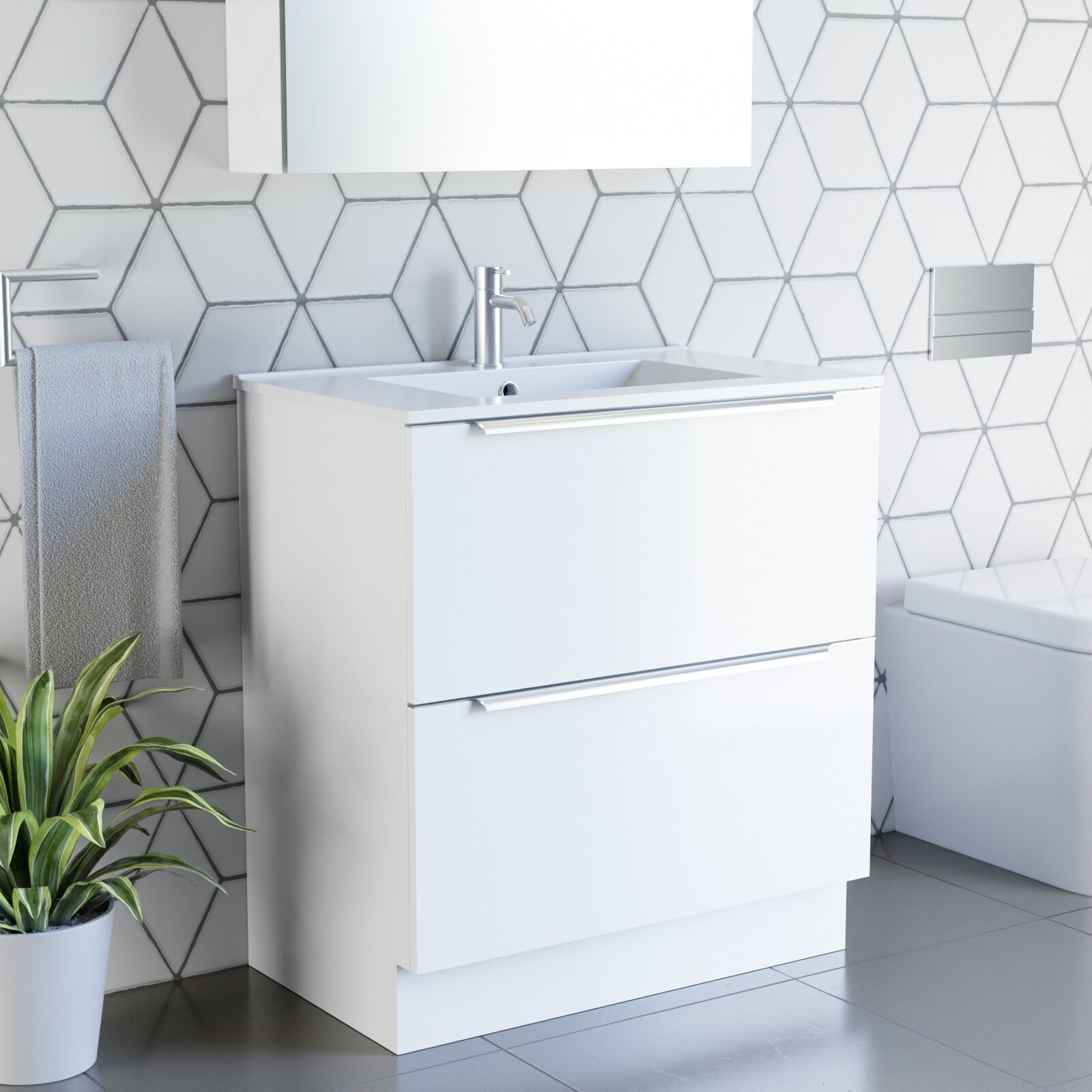Vanities Floor Standing Integrated 750 Handles - Image 11