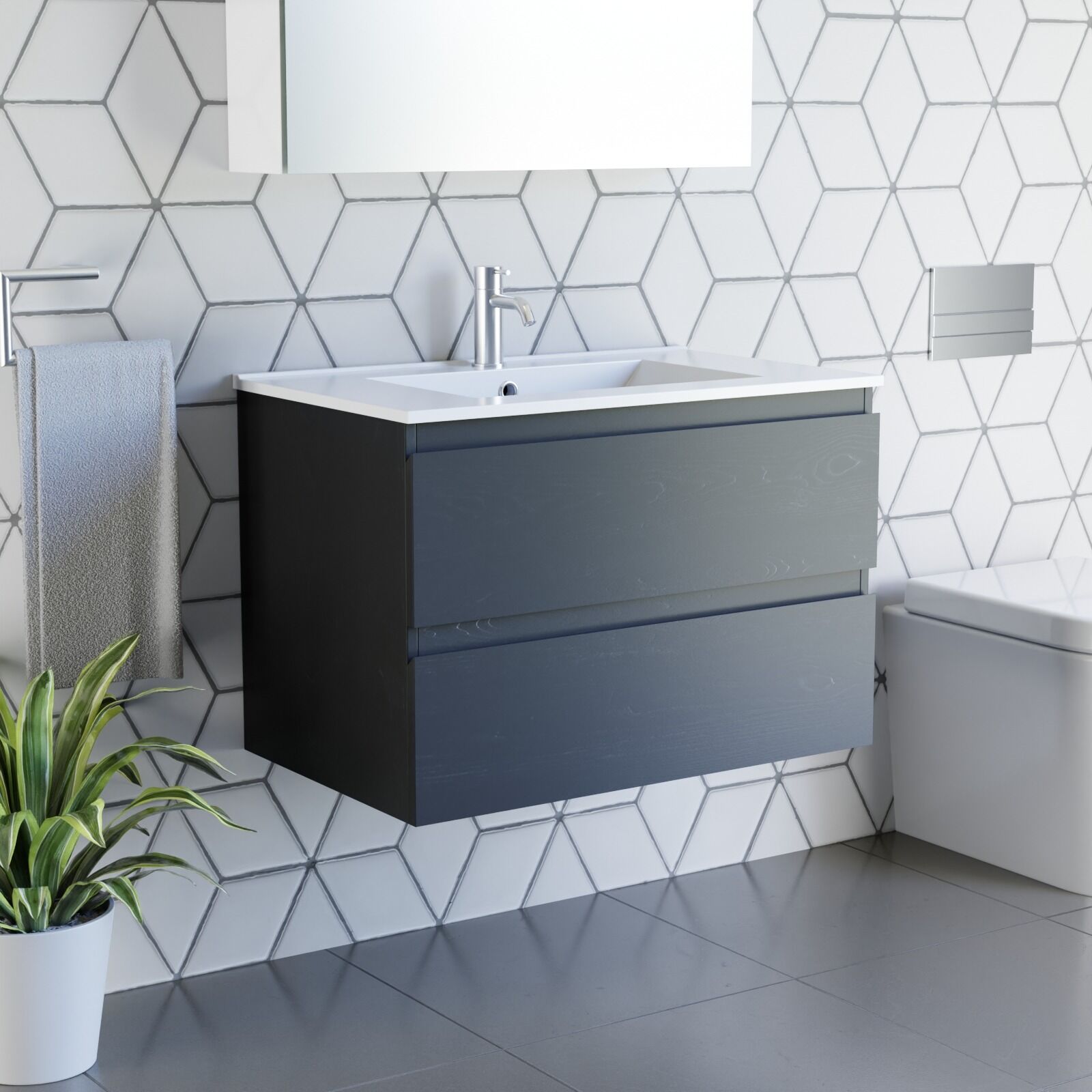 Vanities Wall Hung 900 Handleless - Image 2
