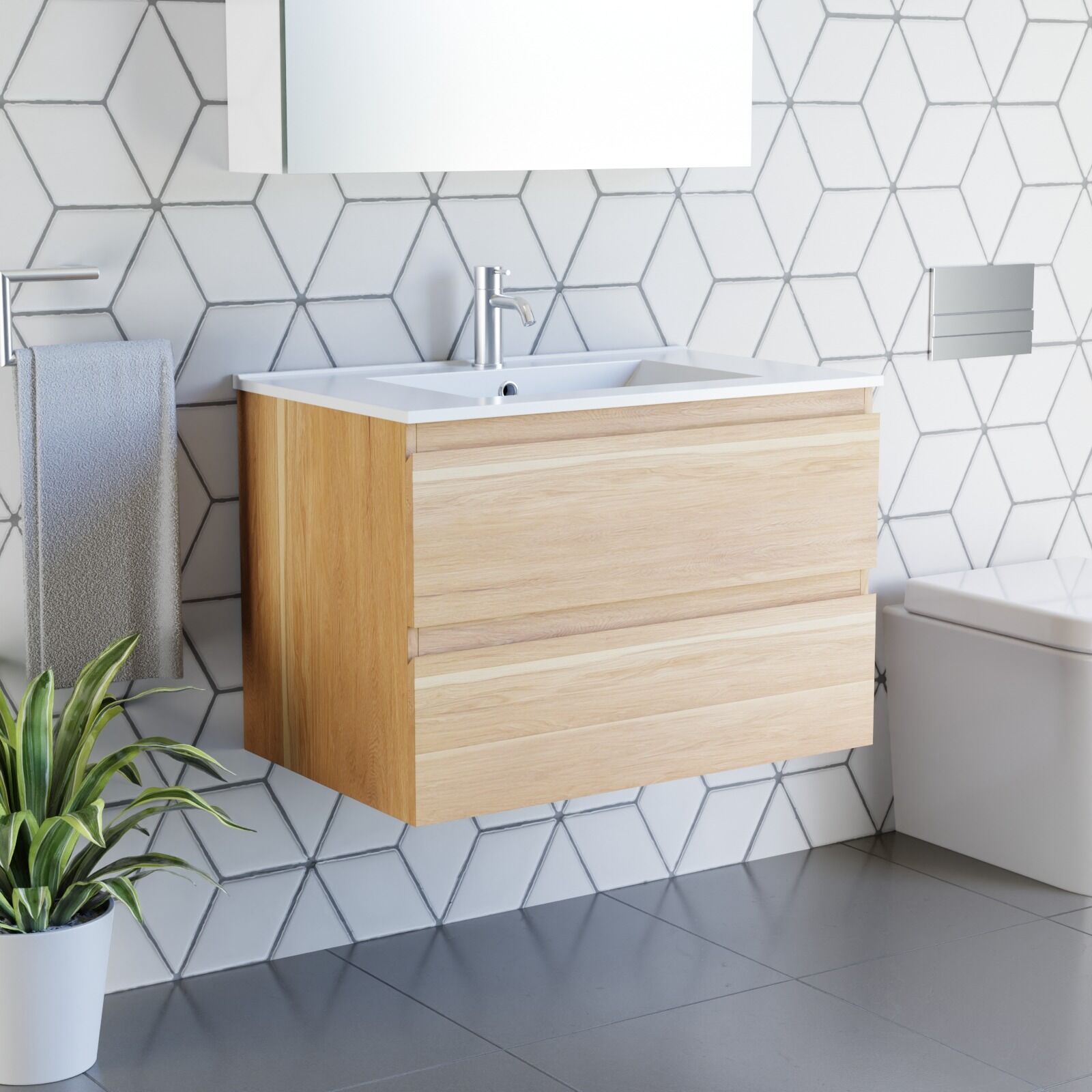 Vanities Wall Hung 900 Handleless - Image 5