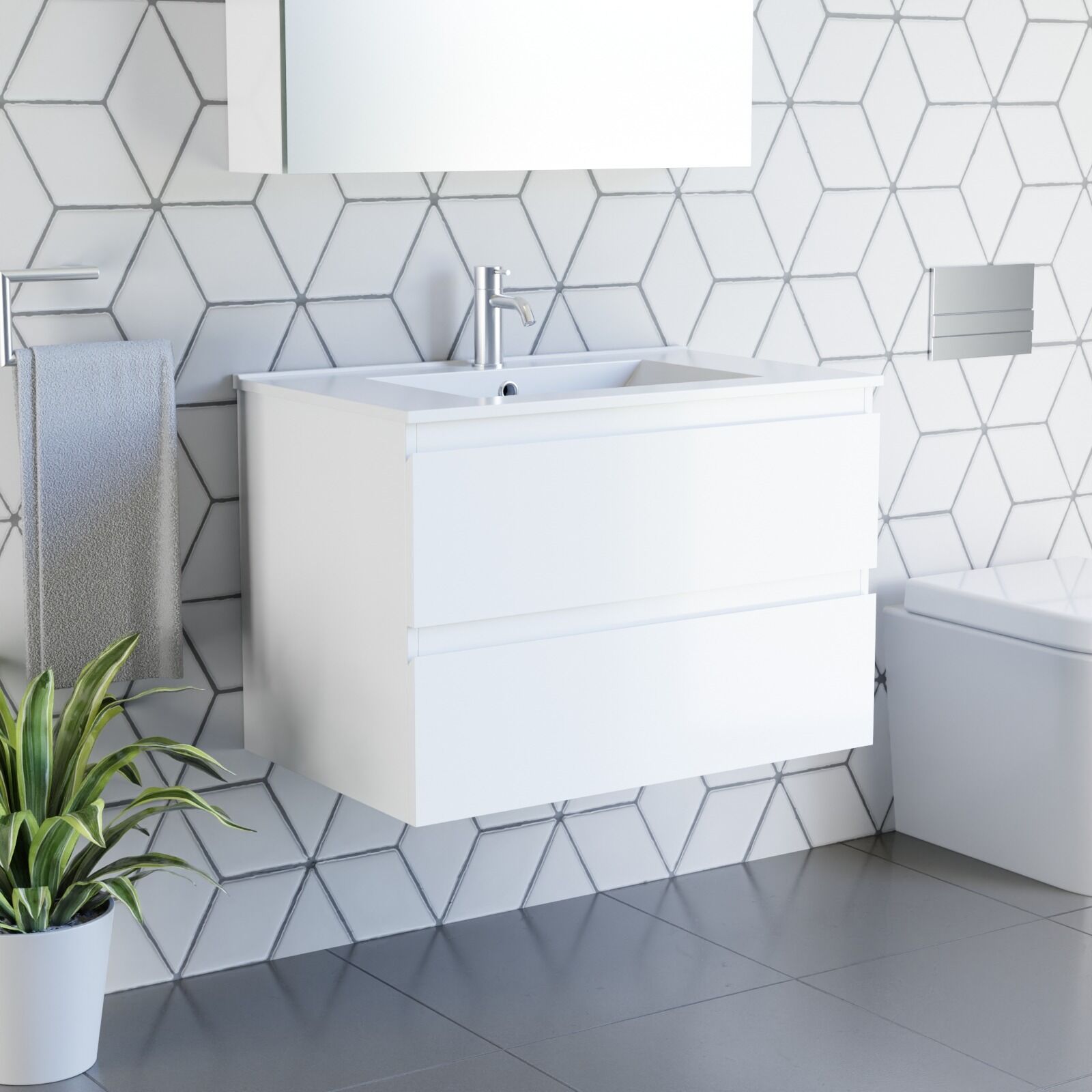 Vanities Wall Hung 900 Handleless - Image 3