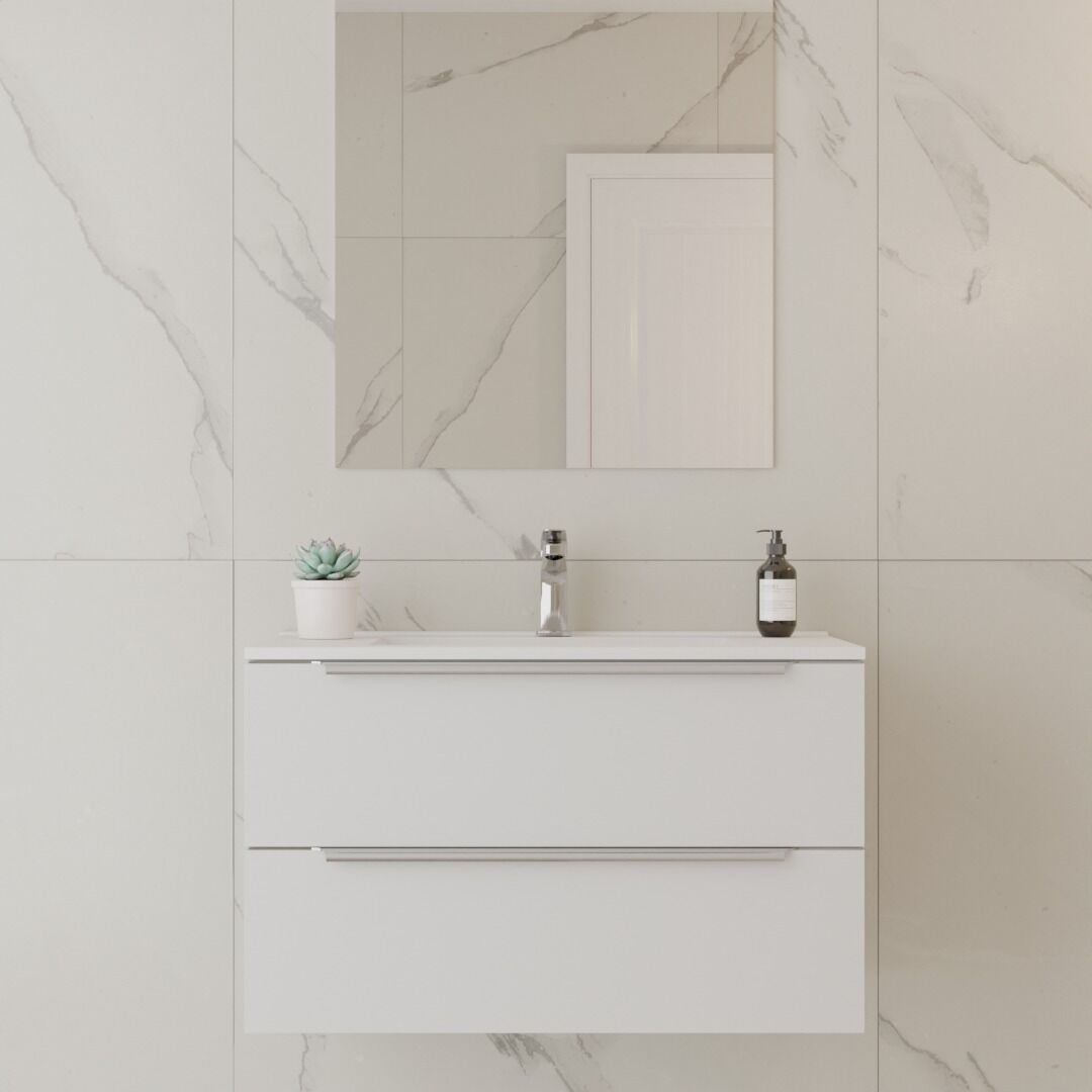 Vanities Wall Hung Integrated 750 Handles - Image 4