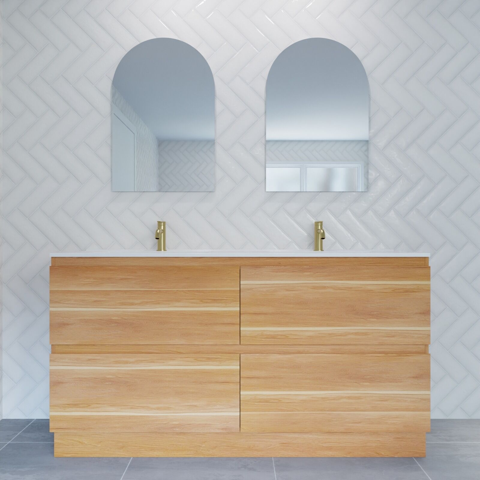Vanities Floor Standing 1500 Handleless - Image 4