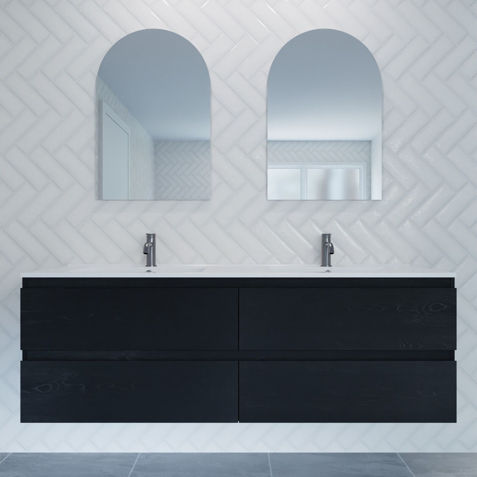 Vanities Wall Hung 1500 Handleless - Image 2